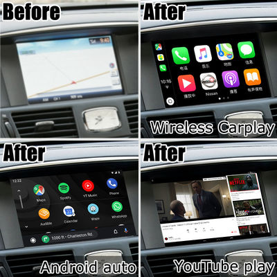Android 13 8+128 Interfejs wideo Carplay Dla Infiniti Q70 / M35 M37 Fuga Wsparcie Youtube