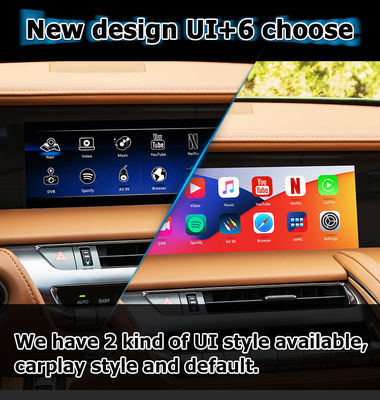 Lexus LC500 LC500h Nawigacja GPS Interfejs wideo bezprzewodowy carplay i android auto youtube Google play