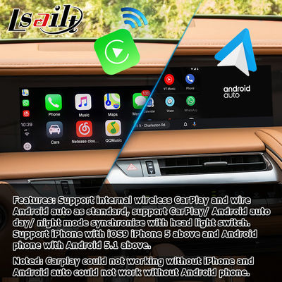 Lexus LC500 LC500h Nawigacja GPS Interfejs wideo bezprzewodowy carplay i android auto youtube Google play