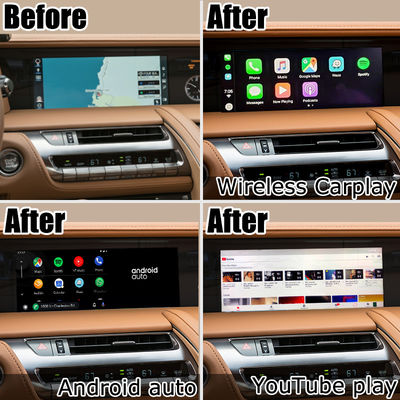 Lexus LC500 LC500h Nawigacja GPS Interfejs wideo bezprzewodowy carplay i android auto youtube Google play