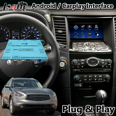 Interfejs nawigacji Lsailt Android Carplay na lata 2008-2013 Infiniti FX35 / FX37