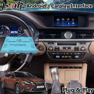 Lsailt Android Auto Carplay multimedialny interfejs wideo dla Lexus ES250 ES300H ES350 ES200 ES 2012-2018