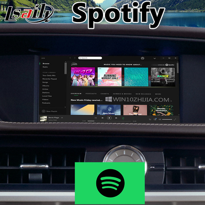 Lsailt Android Auto Carplay multimedialny interfejs wideo dla Lexus ES250 ES300H ES350 ES200 ES 2012-2018