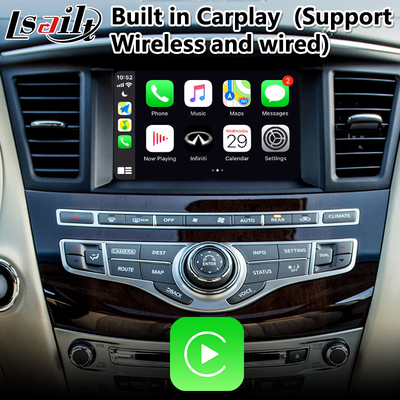 Interfejs Lsailt Android Carplay dla Infiniti JX35 z bezprzewodową nawigacją GPS Android Auto