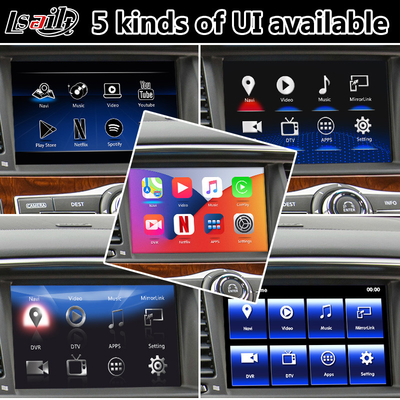 Multimedialny interfejs nawigacyjny Android dla Infiniti QX80 z bezprzewodowym Android Auto Carplay