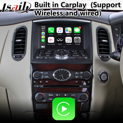Interfejs Lsailt Android Carplay dla Infiniti EX37 z nawigacją GPS NetFlix Yandex