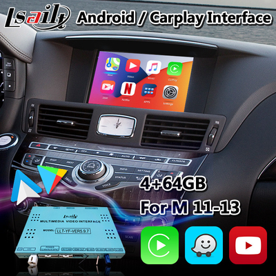 Skrzynka interfejsu Android Carplay Lsailt dla Infiniti M37S M37 z bezprzewodowym Android Auto