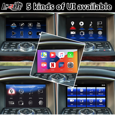 Lsailt Infiniti Carplay Box, interfejs nawigacji GPS Android dla QX50 z bezprzewodowym androidem auto