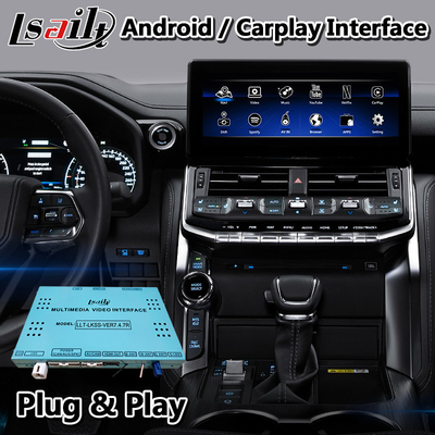 Interfejs Lsailt Android Carplay dla Toyota Land Cruiser LC300 VXR Sahara 2021-obecnie