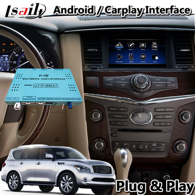 Lsailt bezprzewodowy interfejs Carplay Android Carplay dla Infiniti QX56 2010-2013 rok