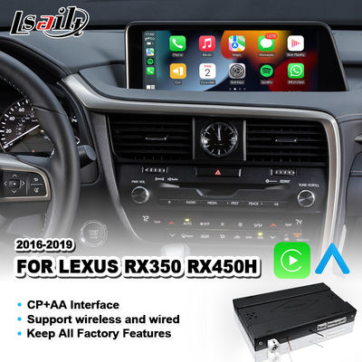 Lexus Carplay Android Auto Interface dla RX450H RX350 RX 350 sterowanie myszą 2016-2019