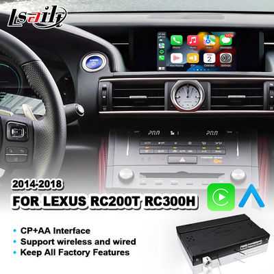 OEM Integracja Carplay Android Auto Interface dla Lexus RC200T RC300H RC 200t 2014-2018