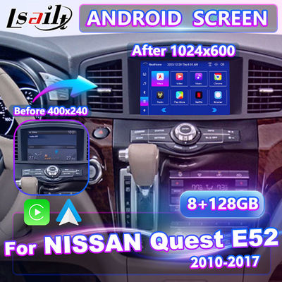 Lsailt 8 Inch Android Multimedia Carplay Interface Screen dla 2011-2017 Nissan Quest E52