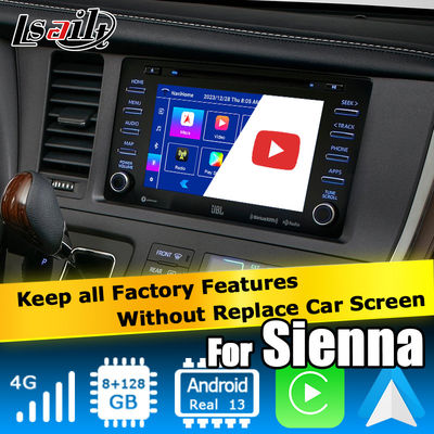 Android 13 Carplay Android interfejs wideo automatyczny Box dla Toyoty Sienna
