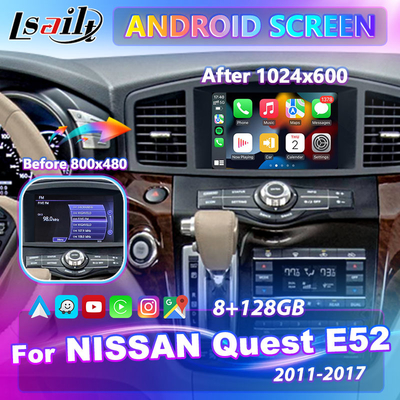 Lsailt 8 Inch HD Android Multimedia Screen dla 2011-2017 Nissan Quest E52