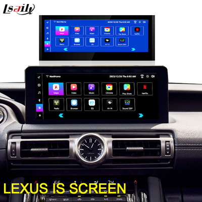 Ekran Lexus Android 10,25 cali Qualcomm 8 Core Nawigacja GPS CarPlay Wyświetlacz dla Lexus IS300 IS250 IS350 2020-2023
