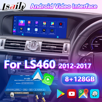 Lsailt 8+128GB Android Interfejs multimedialny wideo dla Lexus LS460 LS 600h 460L z lat 2012-2017