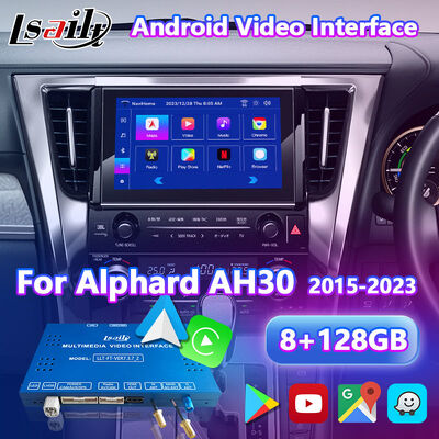 Lsailt 8+128GB Android Carplay Interfejs multimedialny wideo dla Toyota Alphard AH30 2015-2023